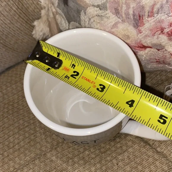 🤍🖤🤍NWT Breakfast Wine Large Ceramic Mug - Picture 8 of 8